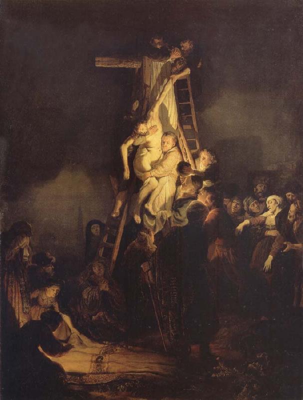 REMBRANDT Harmenszoon van Rijn The Descent from the Cross oil painting picture